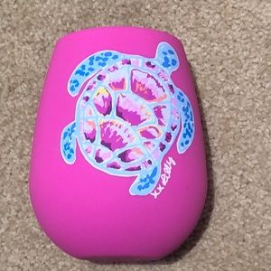 Lilly Pulitzer Silicone Wine Glass NWT